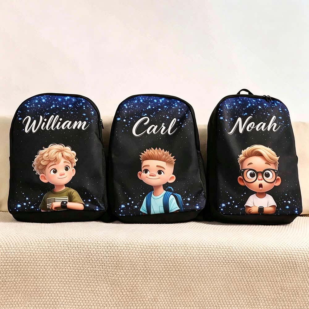 Personalized Kids Starry Sky Backpack Set | CWPack385