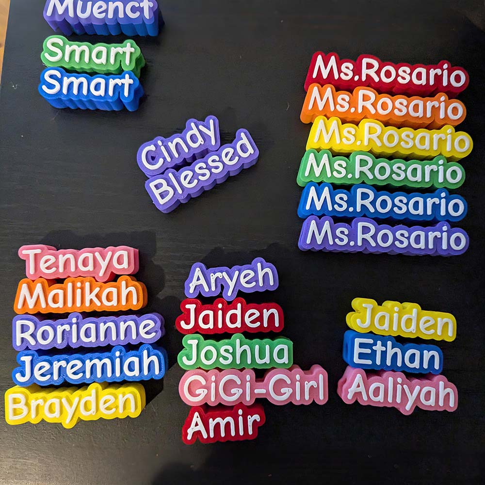 Personalized 3D Printed Kids Pencil Toppers | CWGift77