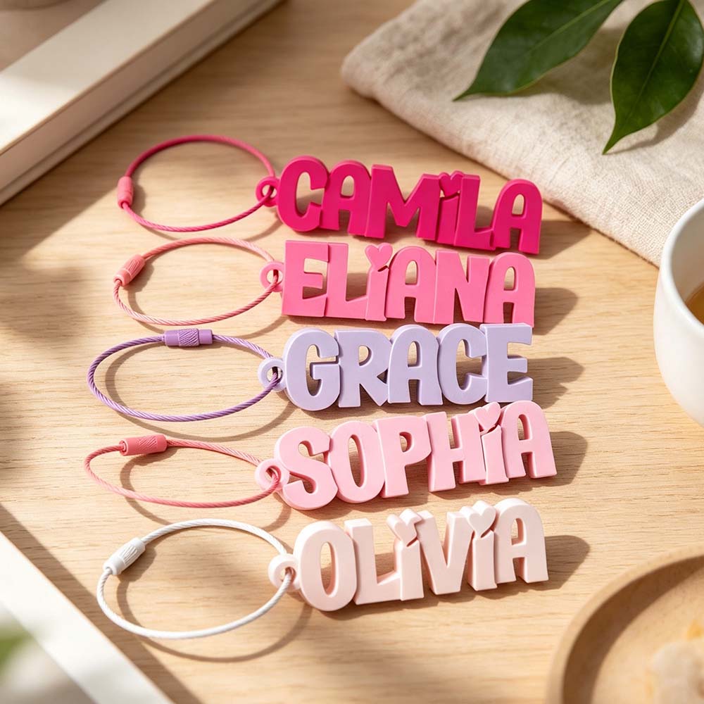 Personalized 3D Printed Name Tag | CWGift78