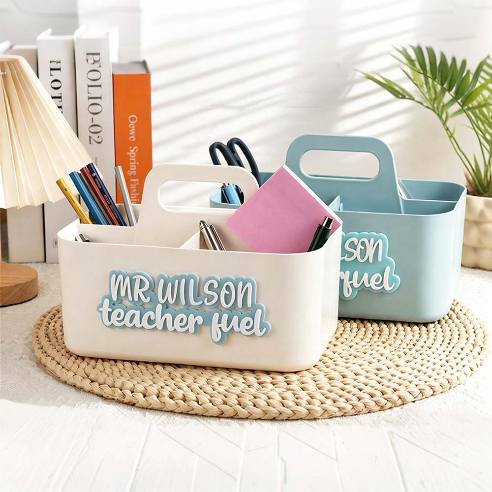 Personalized 3D Printed Teacher Desk Organiser | CWTeach15