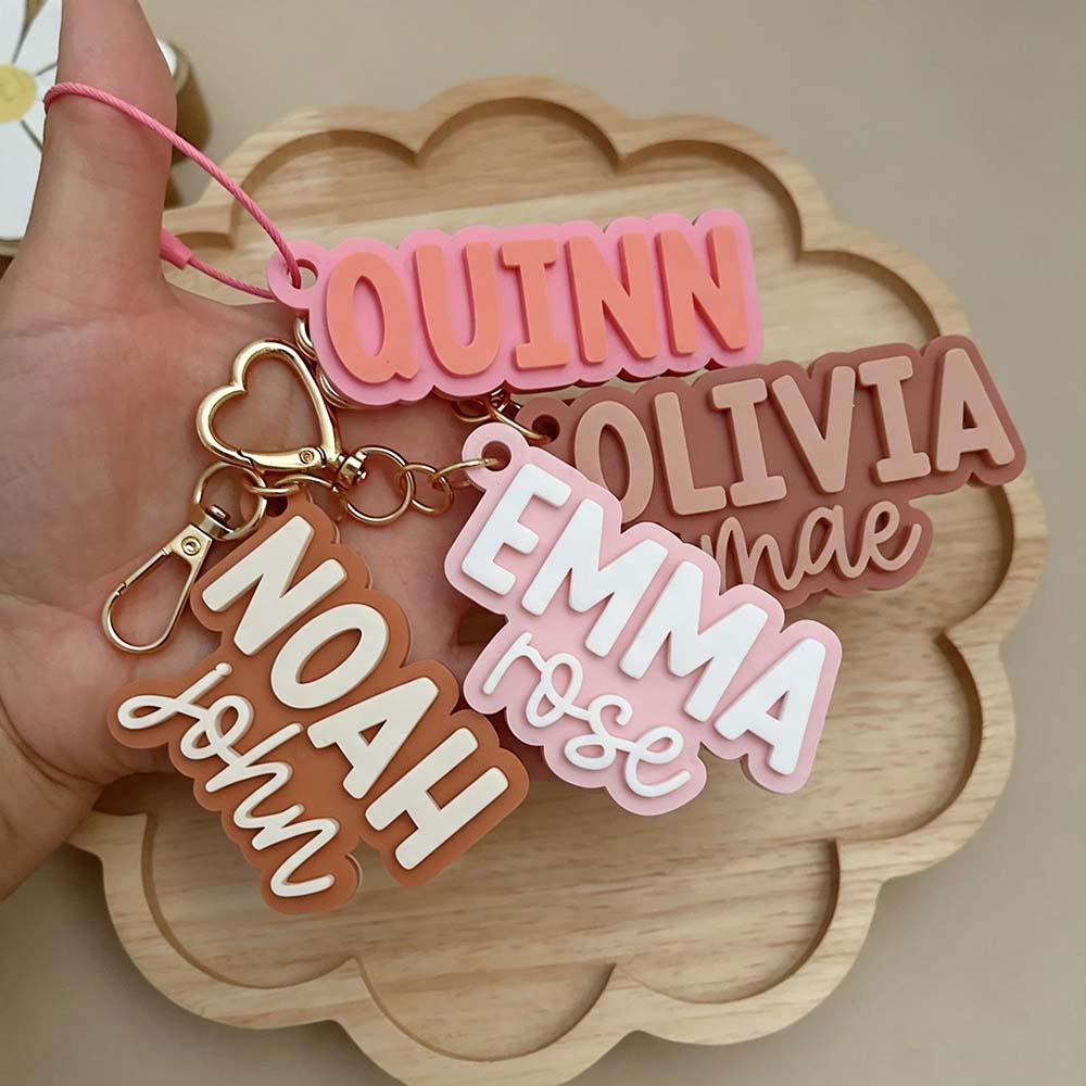 Personalized 3D Printed Backpack Name Tag | CWGift89