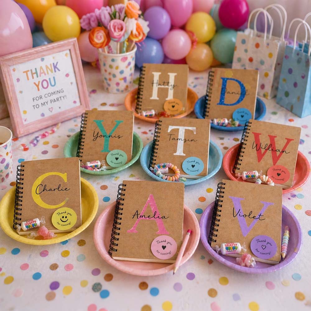 Personalized Kids Party Favour Notebook | CWToy204