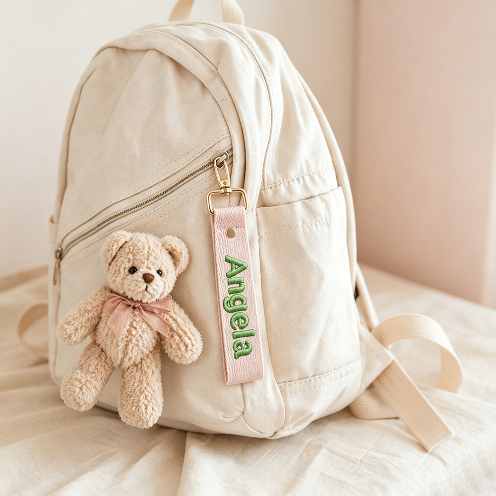 Personalized Embroidered Backpack Name Tag | CWGift86