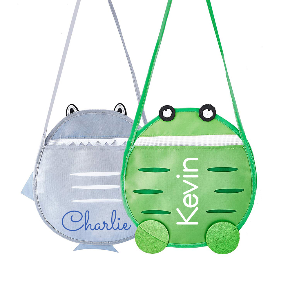 Personalized Ladybird Seashell Zipper Mesh Beach Bag | CWBeach98