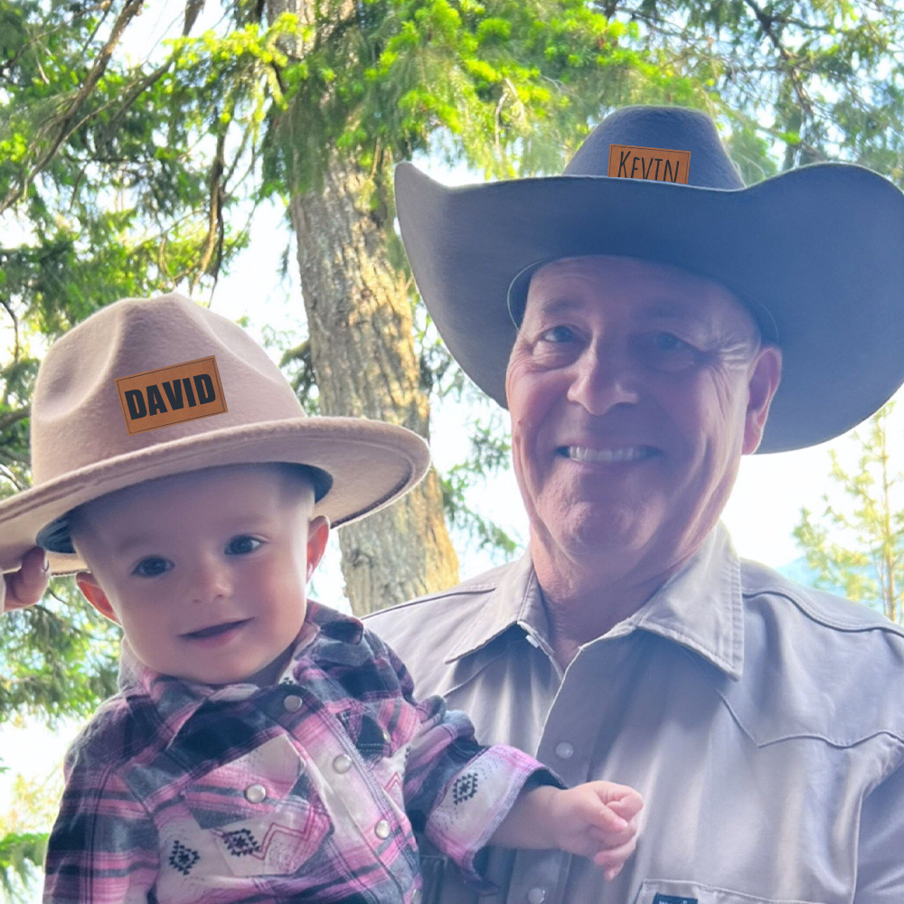 Personalized Leather Patch Cowboy Hat for Comfort & Unique | CWBeach99