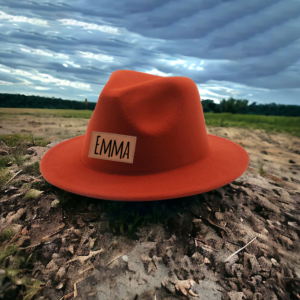 Personalized Leather Patch Cowboy Hat for Comfort & Unique | CWBeach99