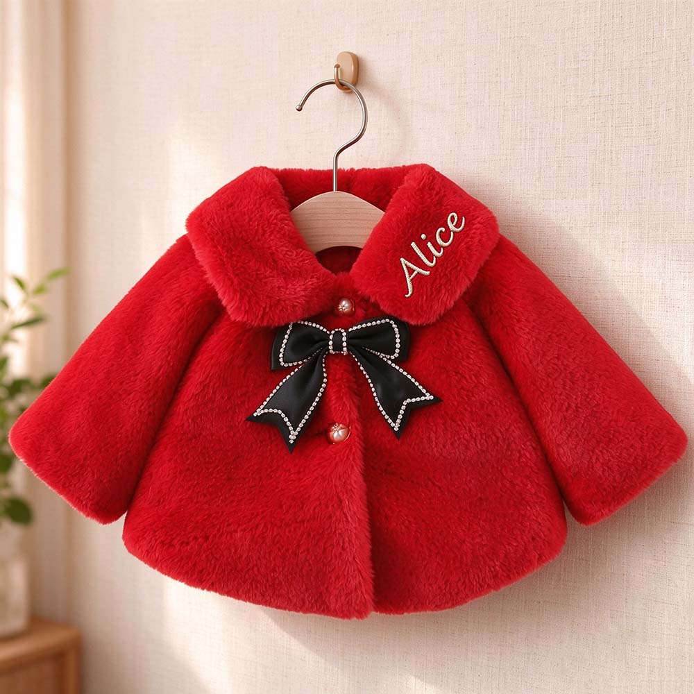 Personalized Embroidered Baby Girl Winter Princess Coat | CWBaby550