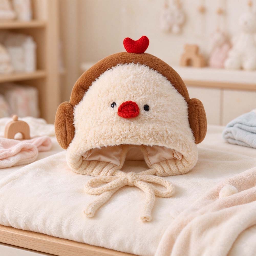 Personalized Embroidered Kids Animal Ear Flap Winter Hat | HSKid107