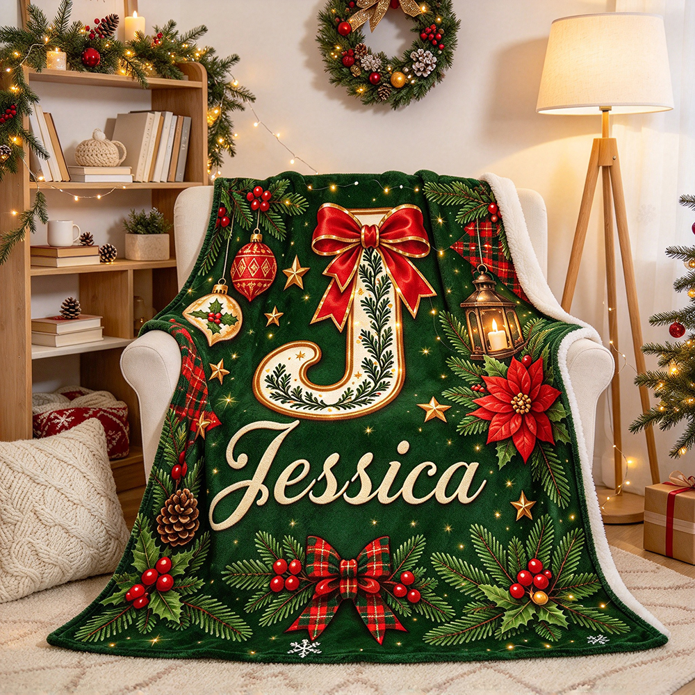 Personalized Merry Christmas Blanket for Comfort & Unique | BKMC38