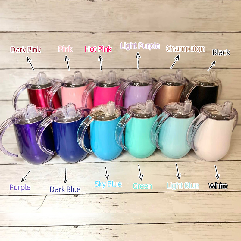 Personalised 10oz Stainless Steel Sippy Cup for Kids  | KidCup01