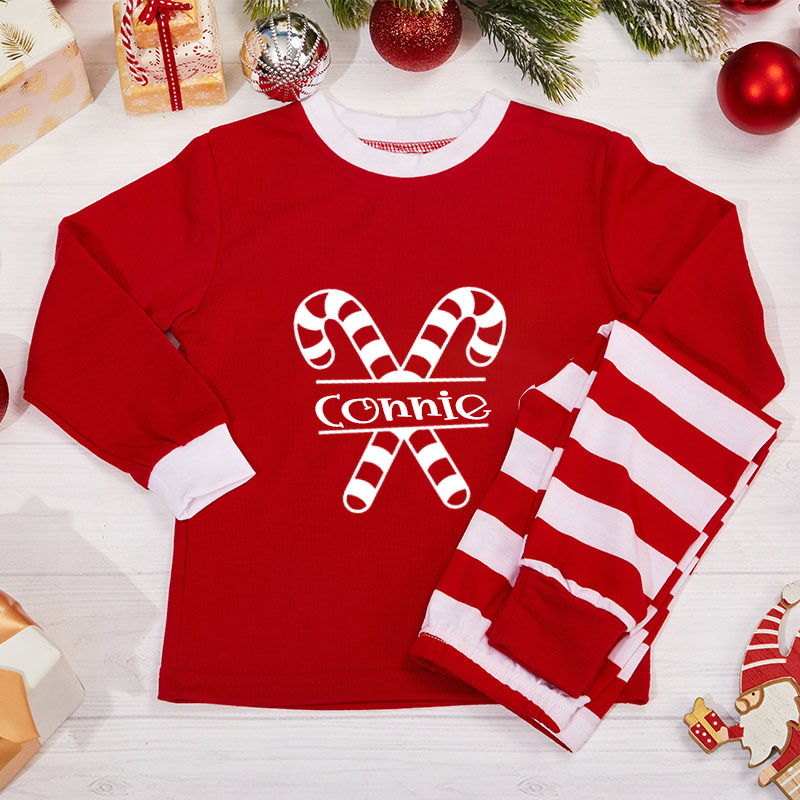 Personalized Kids Christmas Pajamas Set | inSet17