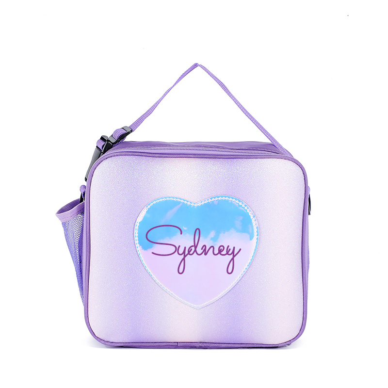 Personalized Name Color Kids Lunch Bag