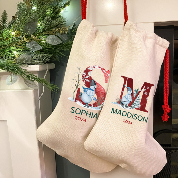 Personalized 30*40cm Christmas Santa Stocking | MCGift21