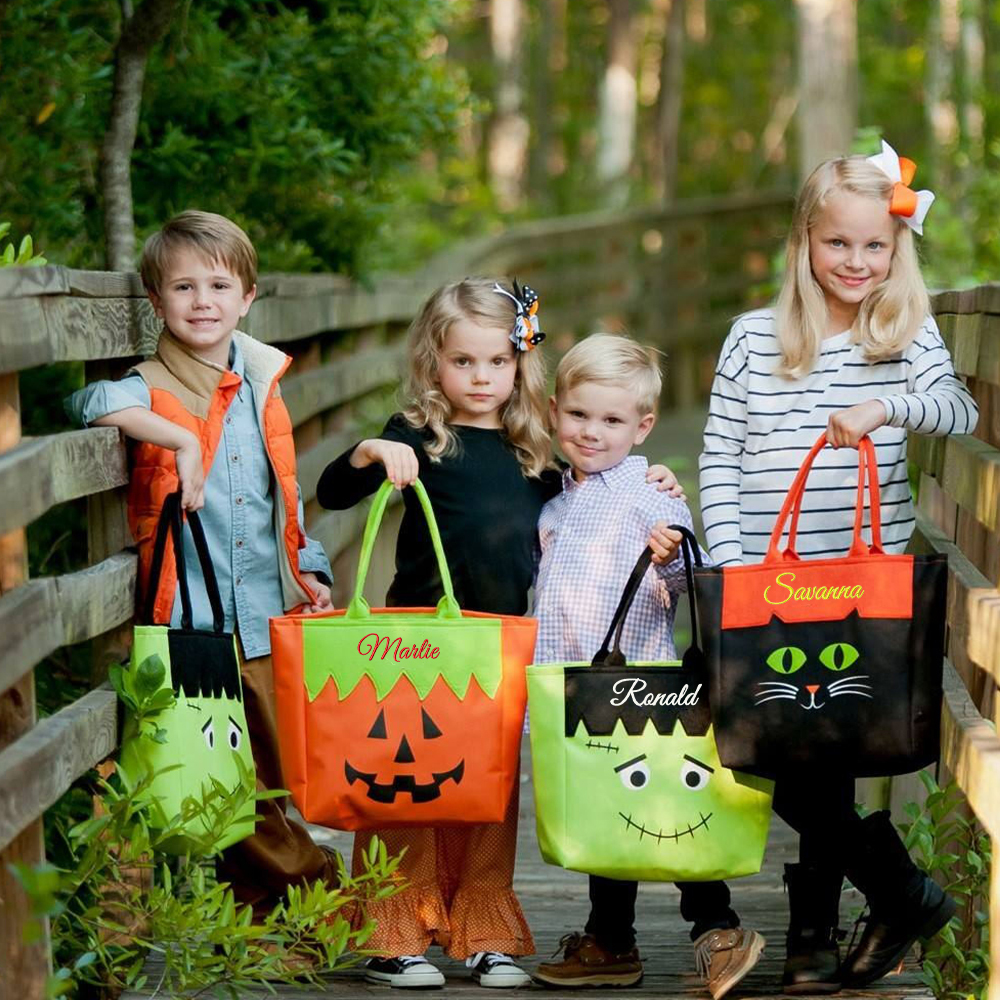 Personalized Name Halloween Tote Bag | CWHalloween04