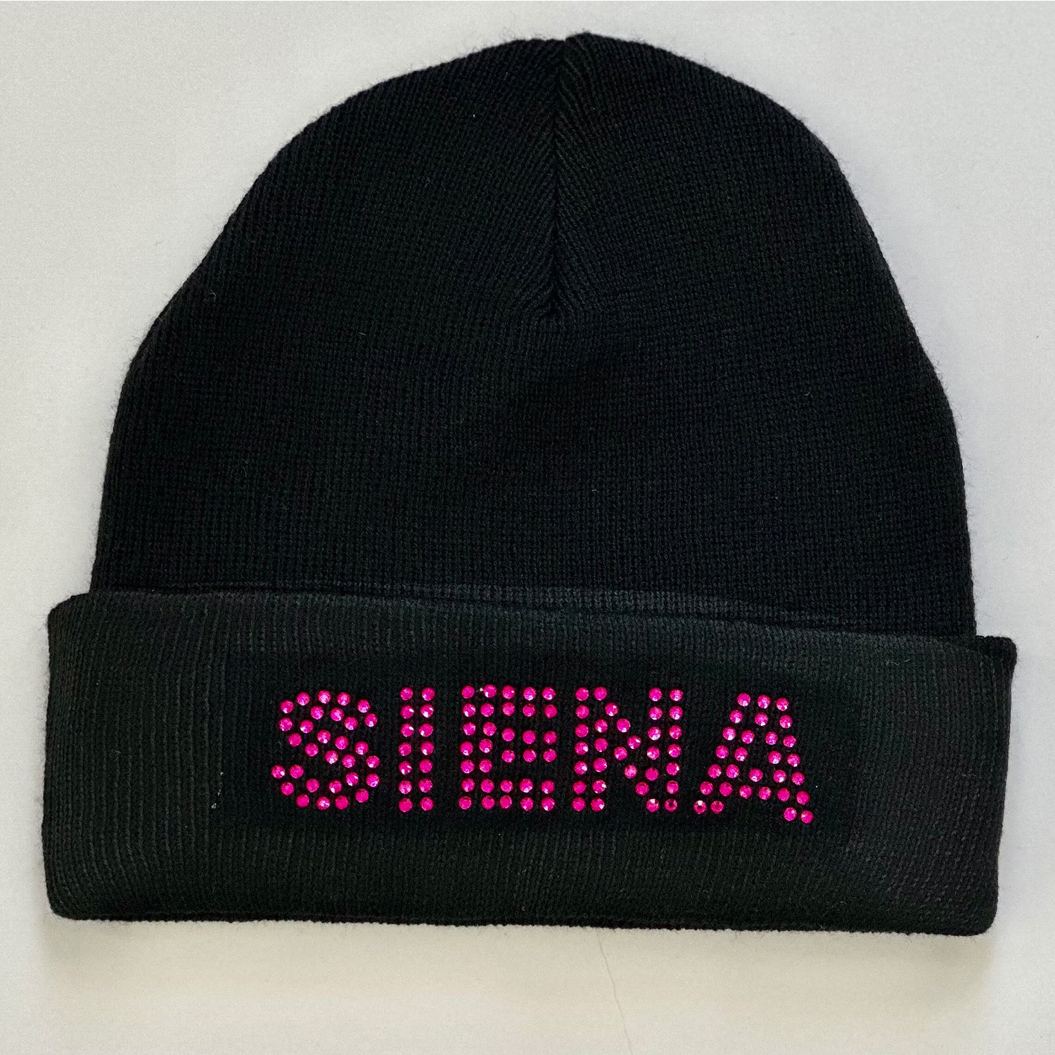 Personalized Kid Sparkly Rhinestone Beanie for Comfort & Unique | HSKid43