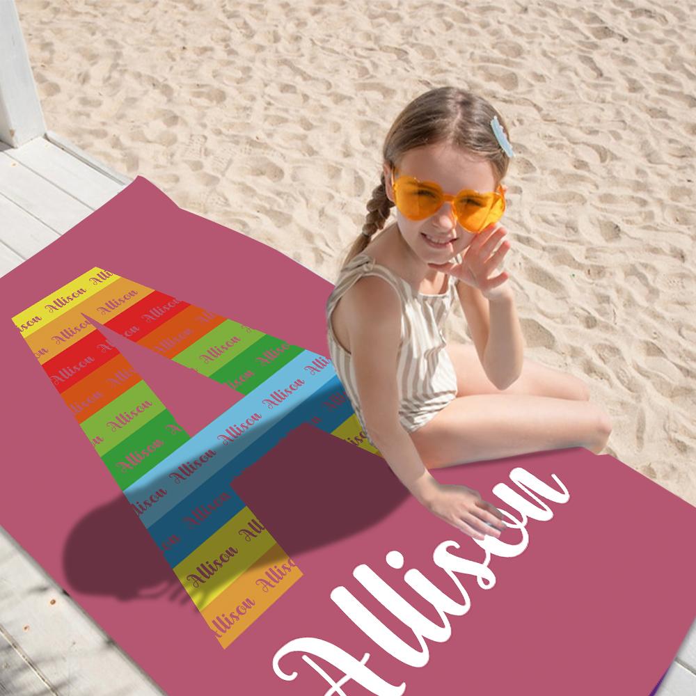 Personalized Lovely Kid Towel for Summer & Beach | CWTowel131