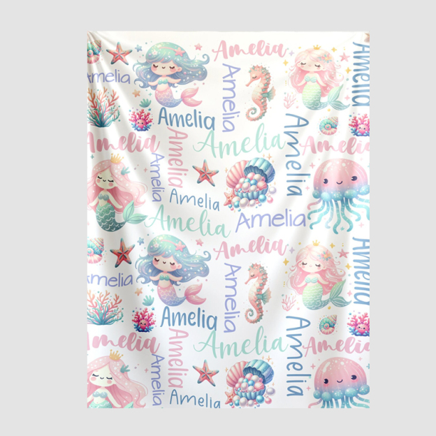Personalized Lovely Kid Blanket for Comfort & Unique | BKKid135