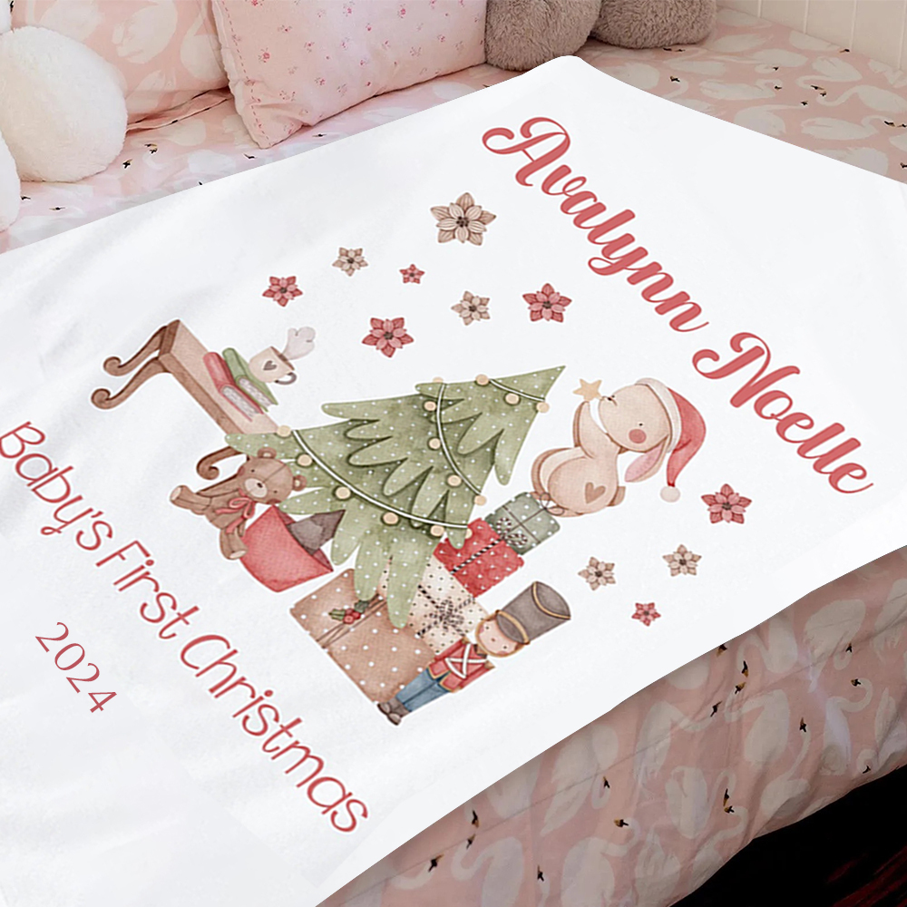 Personalized Merry Christmas Blanket for Comfort & Unique | BKMC20