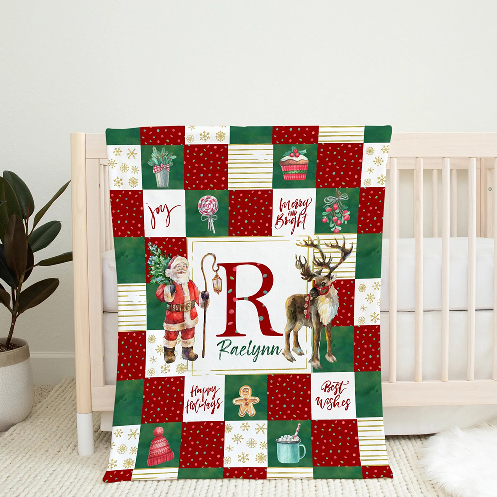 Personalized Merry Christmas Blanket for Comfort & Unique | BKMC21
