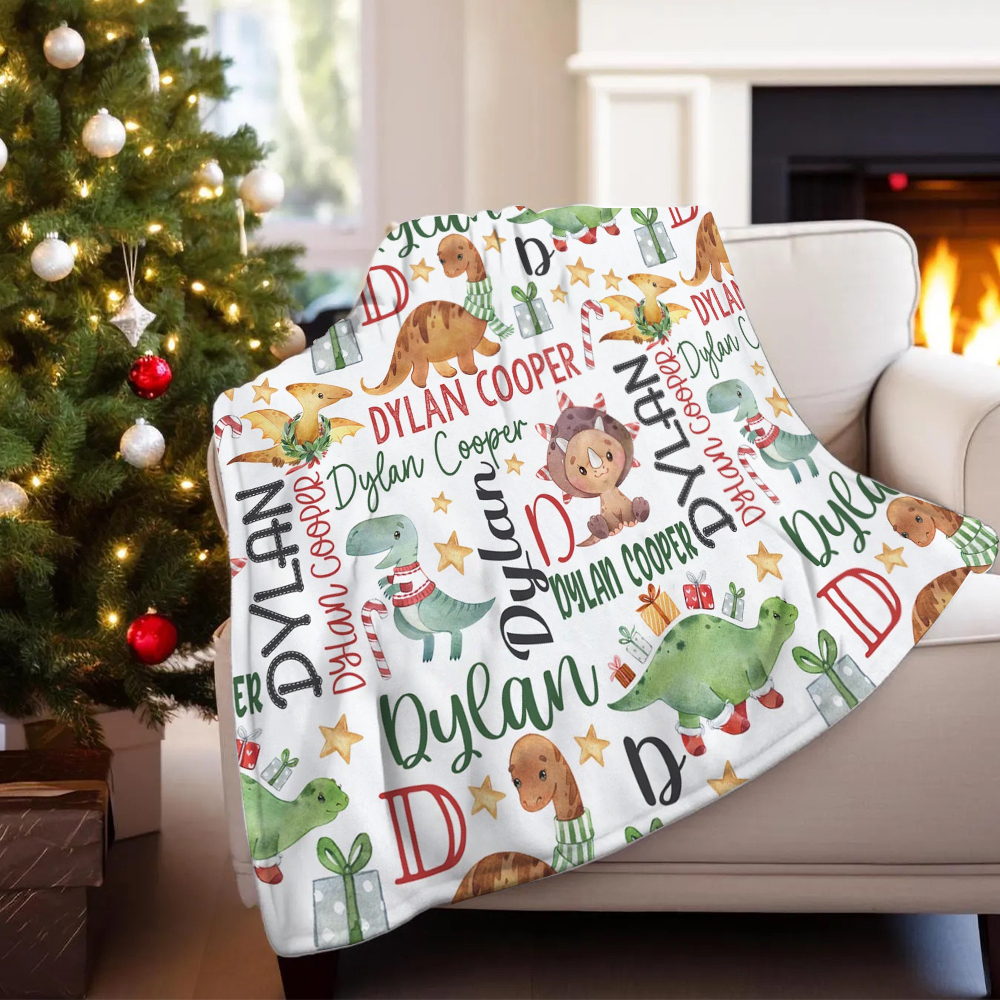 Personalized Merry Christmas Blanket for Comfort & Unique | BKMC28