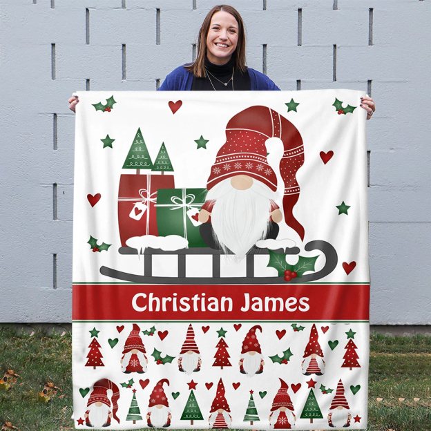Personalized Merry Christmas Blanket for Comfort & Unique | BKMC30