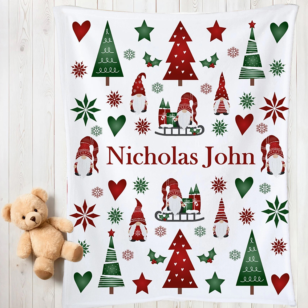 Personalized Merry Christmas Blanket for Comfort & Unique | BKMC30