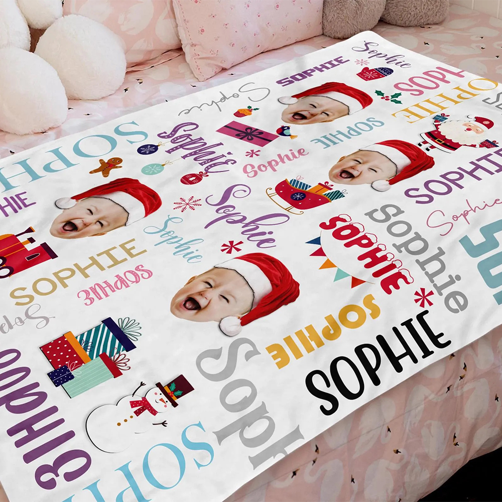 Personalized Merry Christmas Blanket for Comfort & Unique | BKMC31