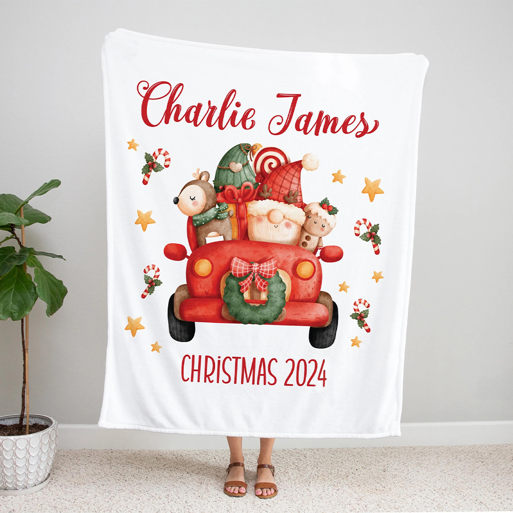 Personalized Merry Christmas Blanket for Comfort & Unique | BKMC34