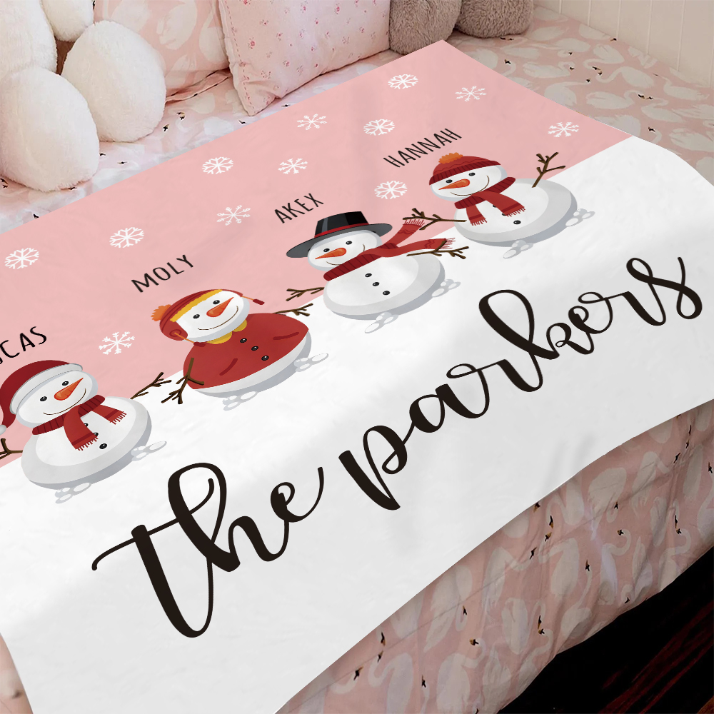 Personalized Merry Christmas Blanket for Comfort & Unique | BKMC16