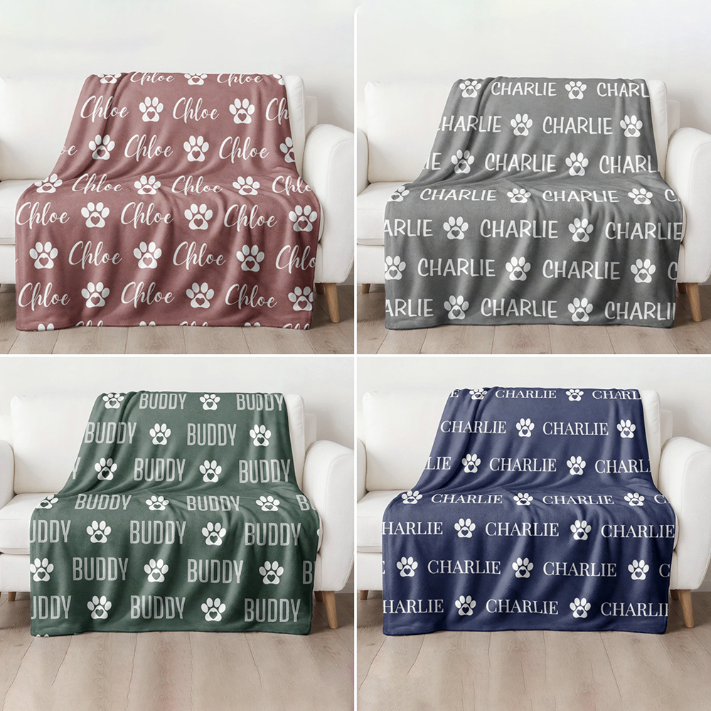Personalized Lovely Pet Blanket for Comfort & Unique | BKPet104