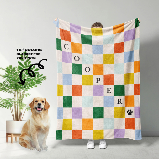 Personalized Lovely Pet Blanket for Comfort & Unique | BKPet116