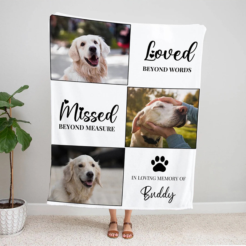 Personalized Lovely Pet Blanket for Comfort & Unique | BKPet117