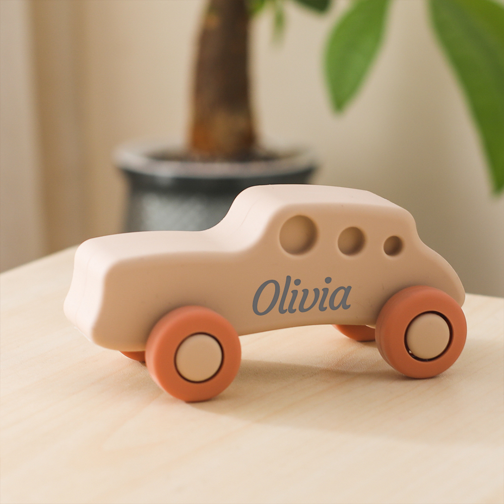 Personalized Kid Silicone Plane and Car Toy | CWToy99