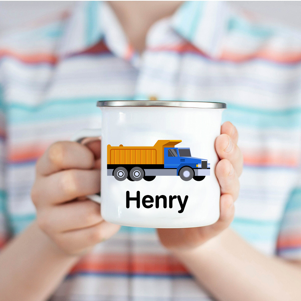 Personalised 12oz Truck Mugs for Kids  | KidMug02