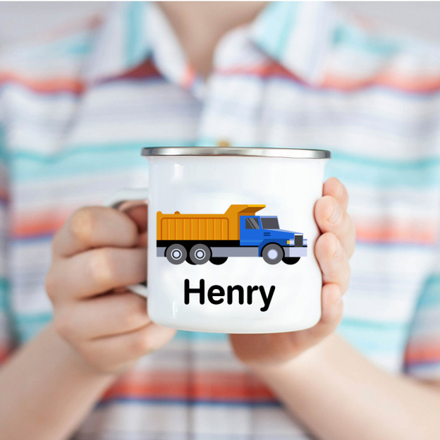 Personalised 12oz Truck Mugs for Kids  | KidMug02