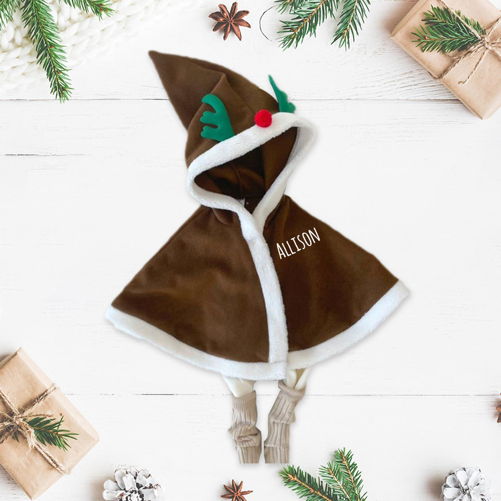 Personalized Warm Baby Christmas Cloak | MCGift104