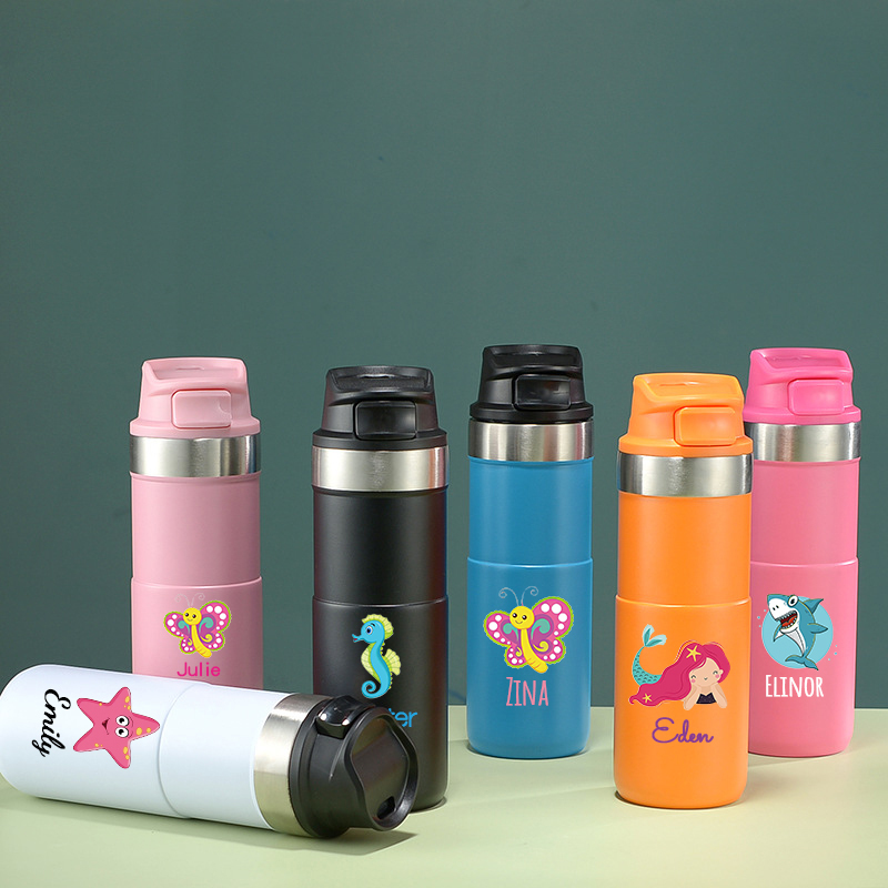 Personalised Stainless Steel 17oz Kid Water Bottles | YouBottle34