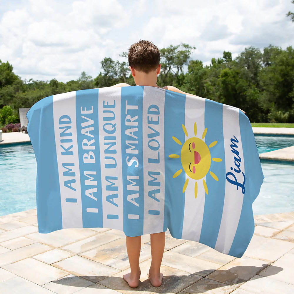 Personalized Lovely Kid Towel for Summer & Beach | CWTowel132
