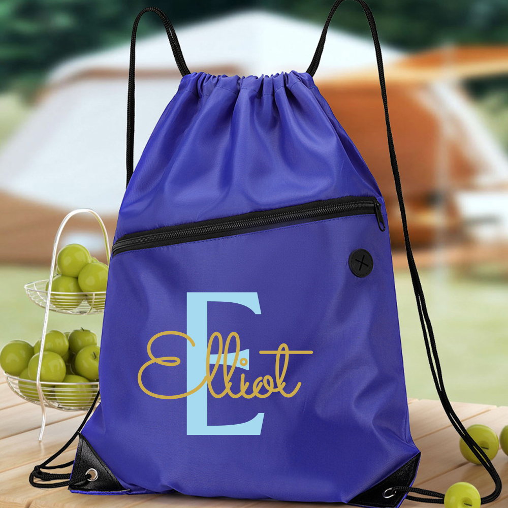 Personalized Colourful Drawstring Water Proof Beach Bag | CWBeach147