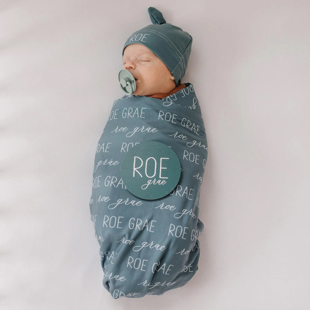 Personalized Baby Swaddle Blanket Set for Comfort & Unique | BBBlanket11
