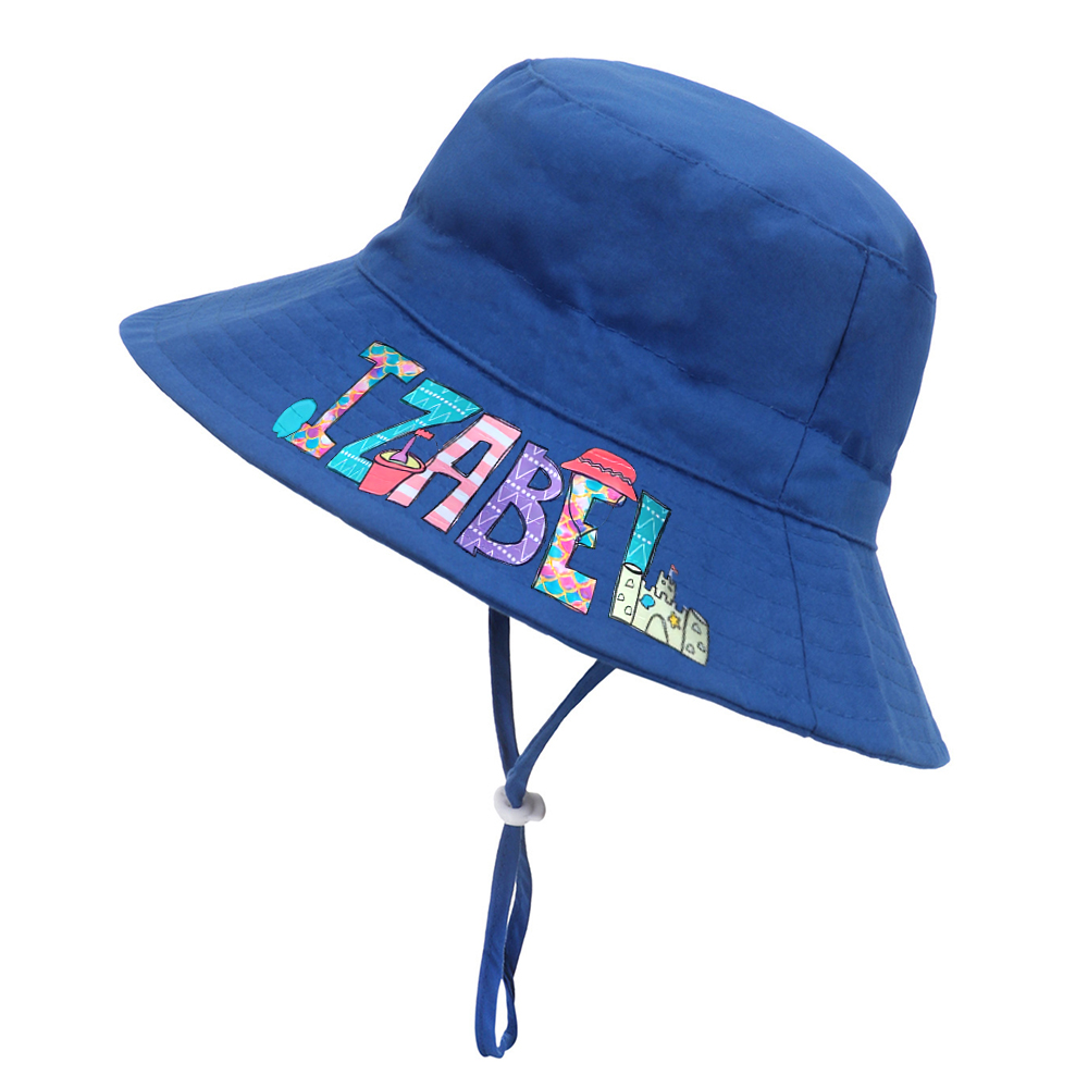 Personalized Lovely Summer Sun Protection Bucket Hat | CWBeach159
