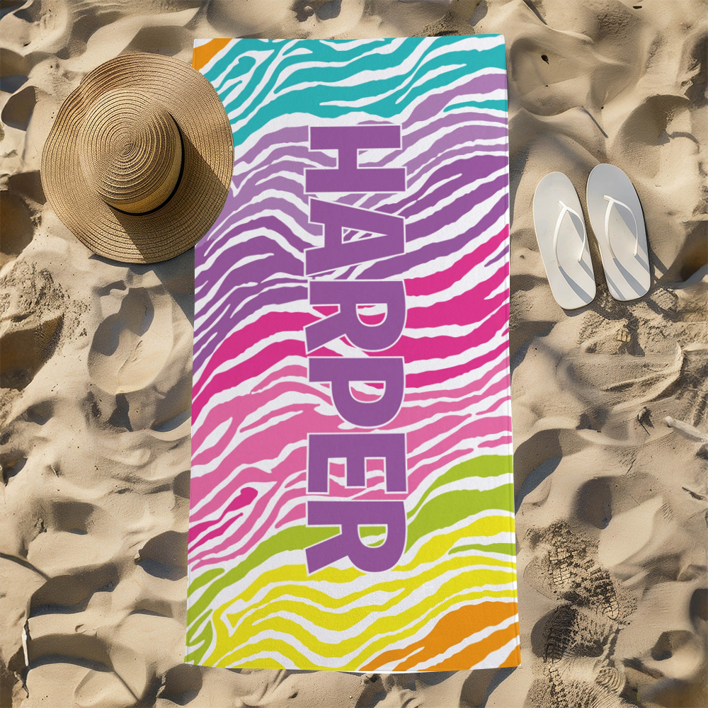 Personalized Lovely Kid Towel for Summer & Beach | CWTowel157