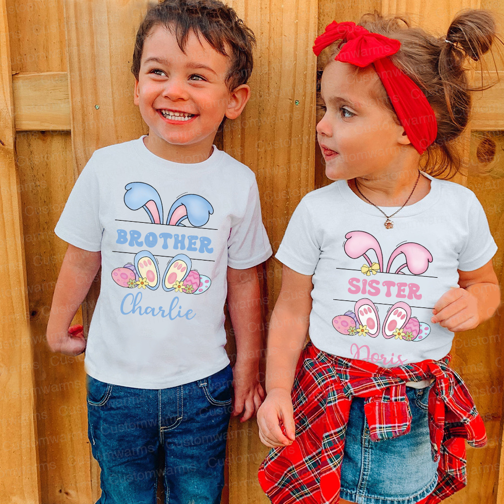 Personalized Family Happy Easter Matching Shirt | CWEaster53
