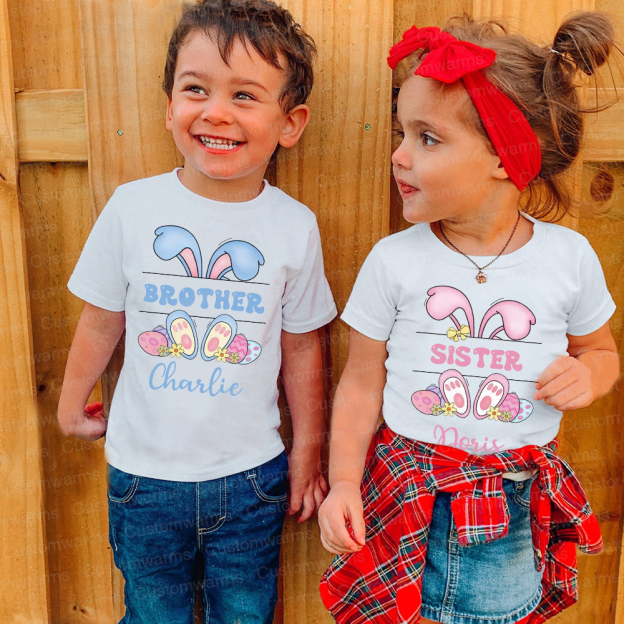 Personalized Family Happy Easter Matching Shirt | CWEaster53