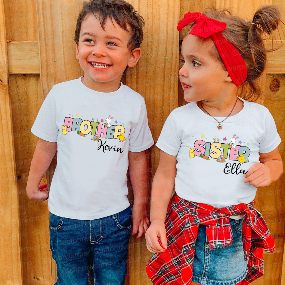Personalized Family Happy Easter Matching Shirt | CWEaster56
