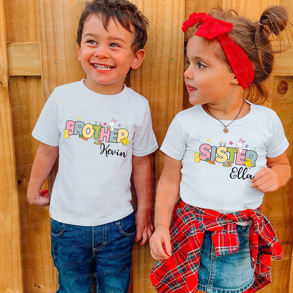 Personalized Family Happy Easter Matching Shirt | CWEaster56