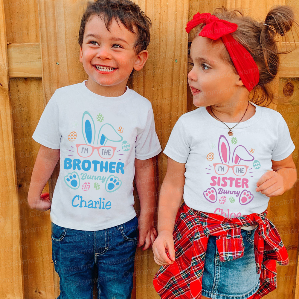Personalized Family Happy Easter Matching Shirt | CWEaster60