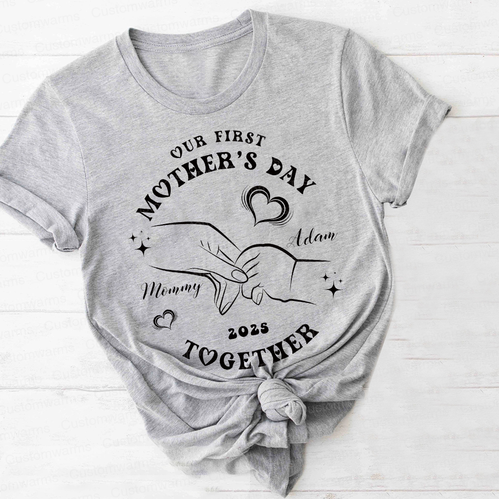 Personalized First Mother's Day Mommy and Baby Outfit | CWFamily39