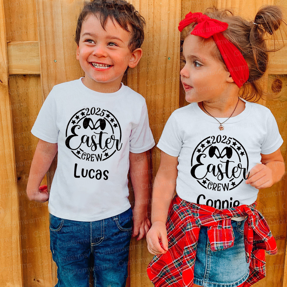 Personalized Family Happy Easter Matching Shirt | CWEaster62