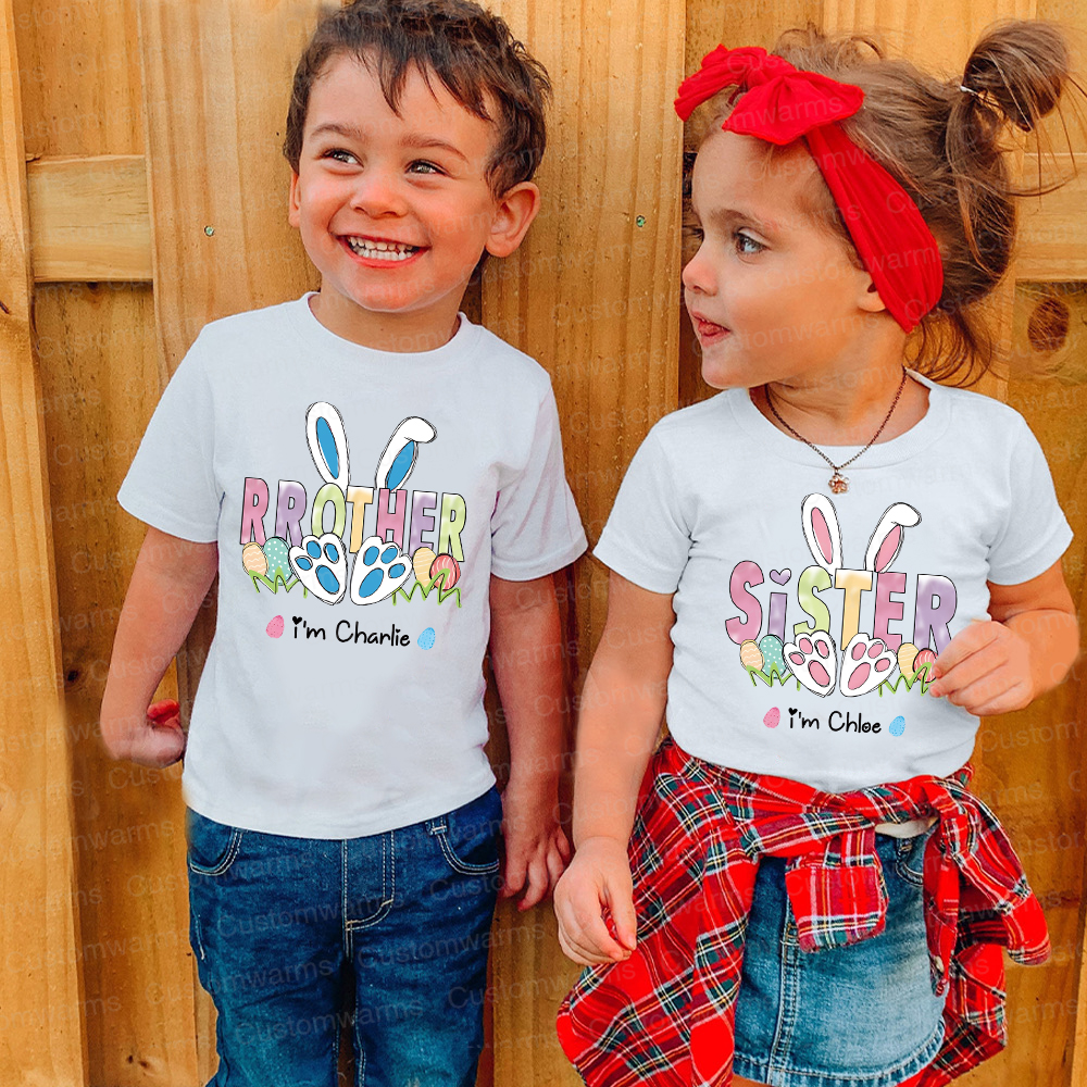 Personalized Family Happy Easter Matching Shirt | CWEaster64